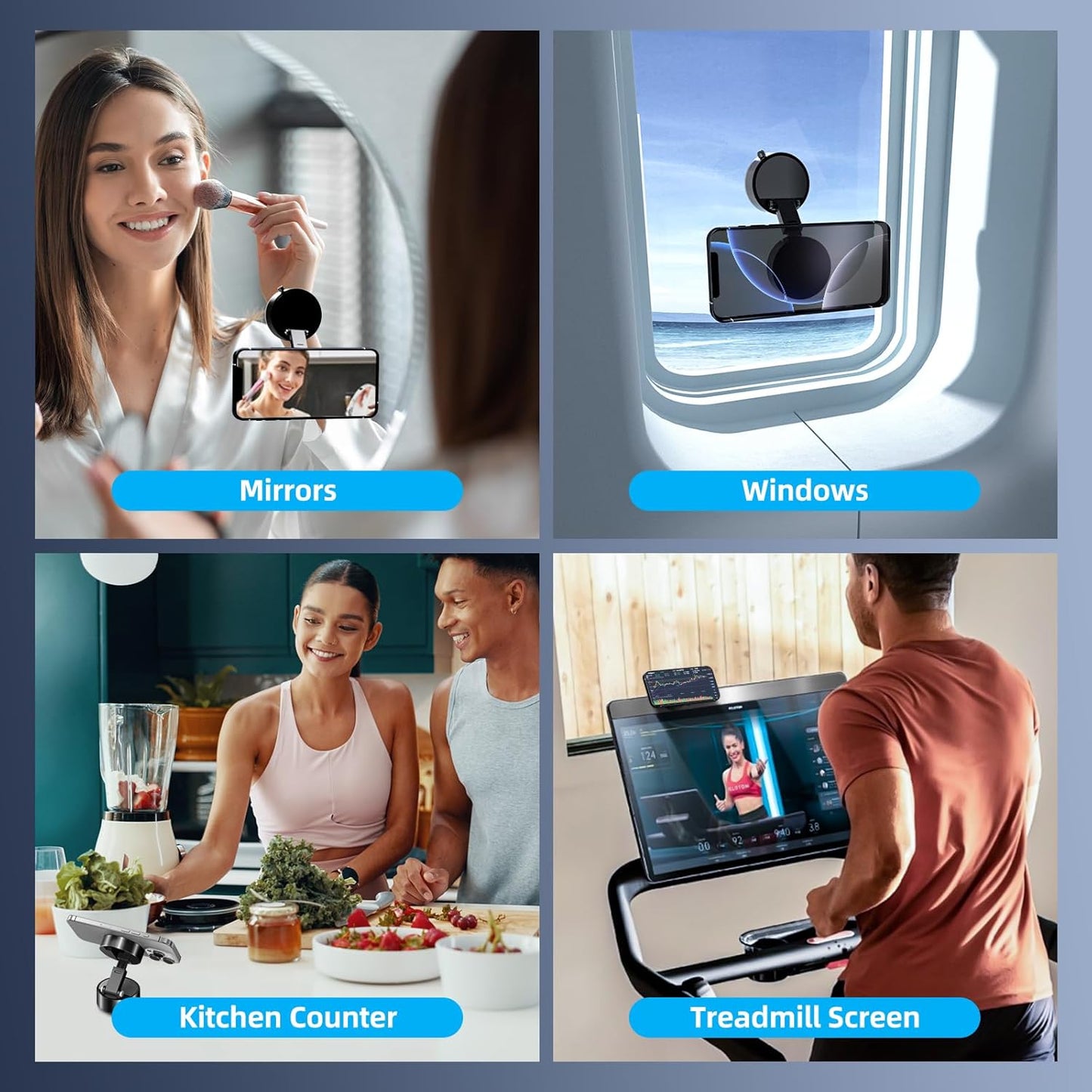 Vacuum Magnetic Suction Phone Holder