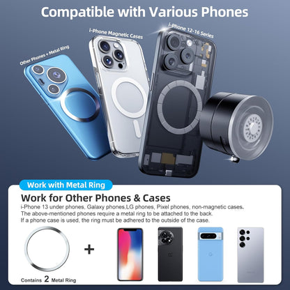 Vacuum Magnetic Suction Phone Holder